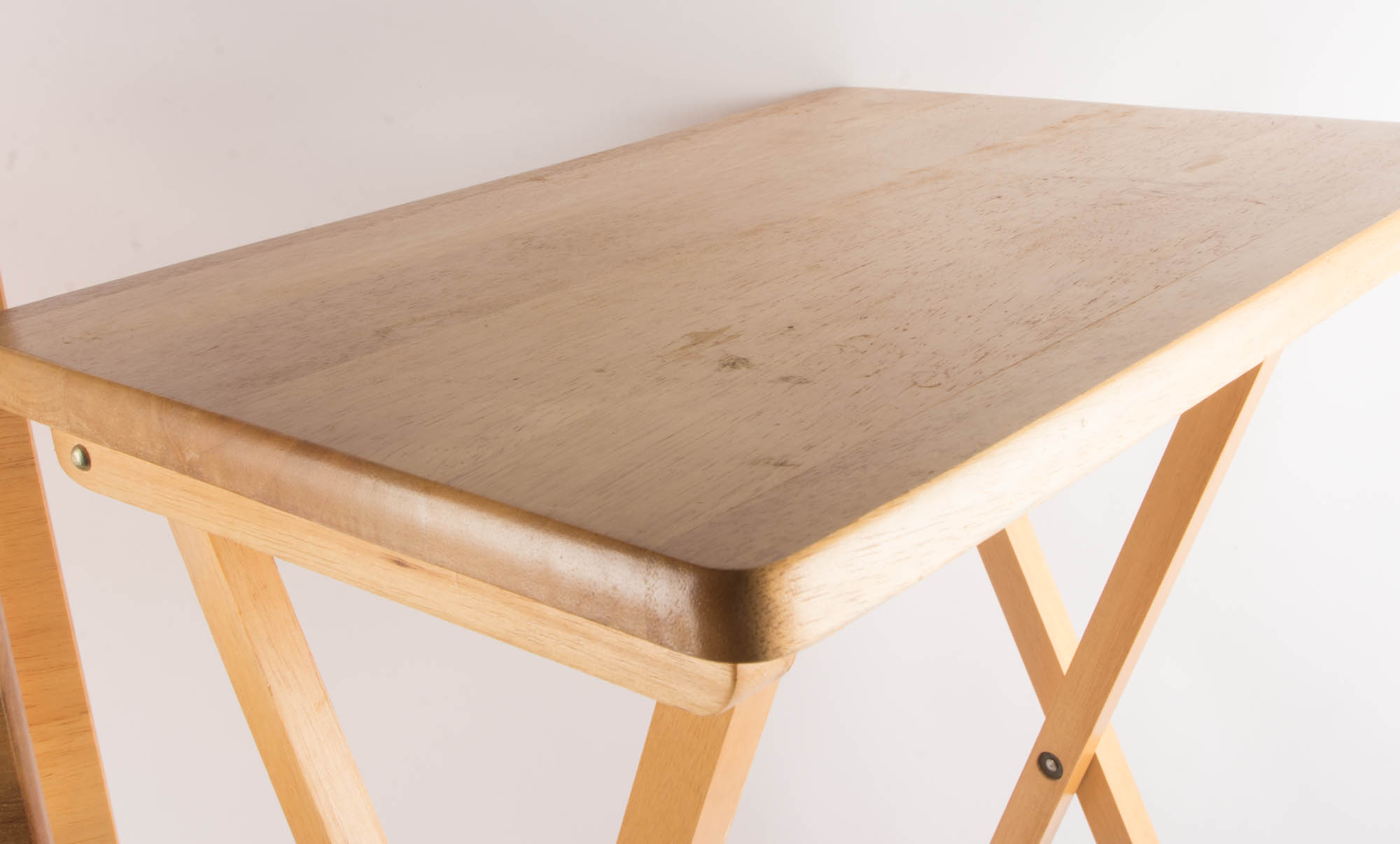 Set of 4 Pine TV Trays