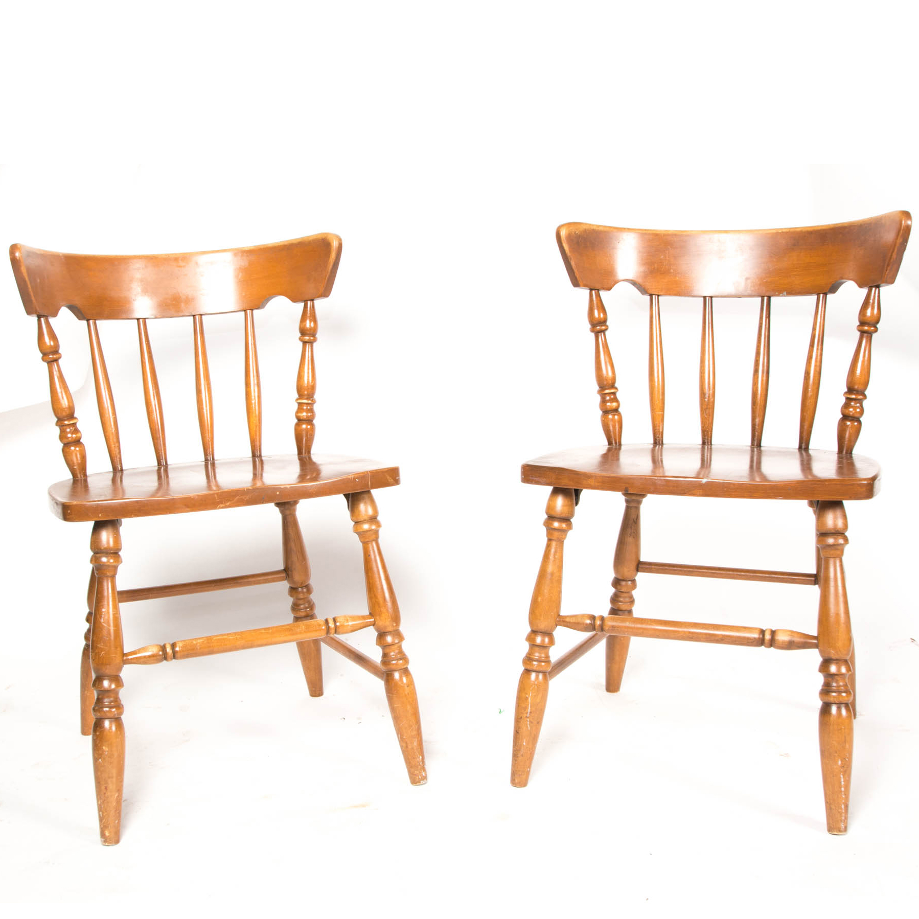 Pair of Early American Style Side Chairs