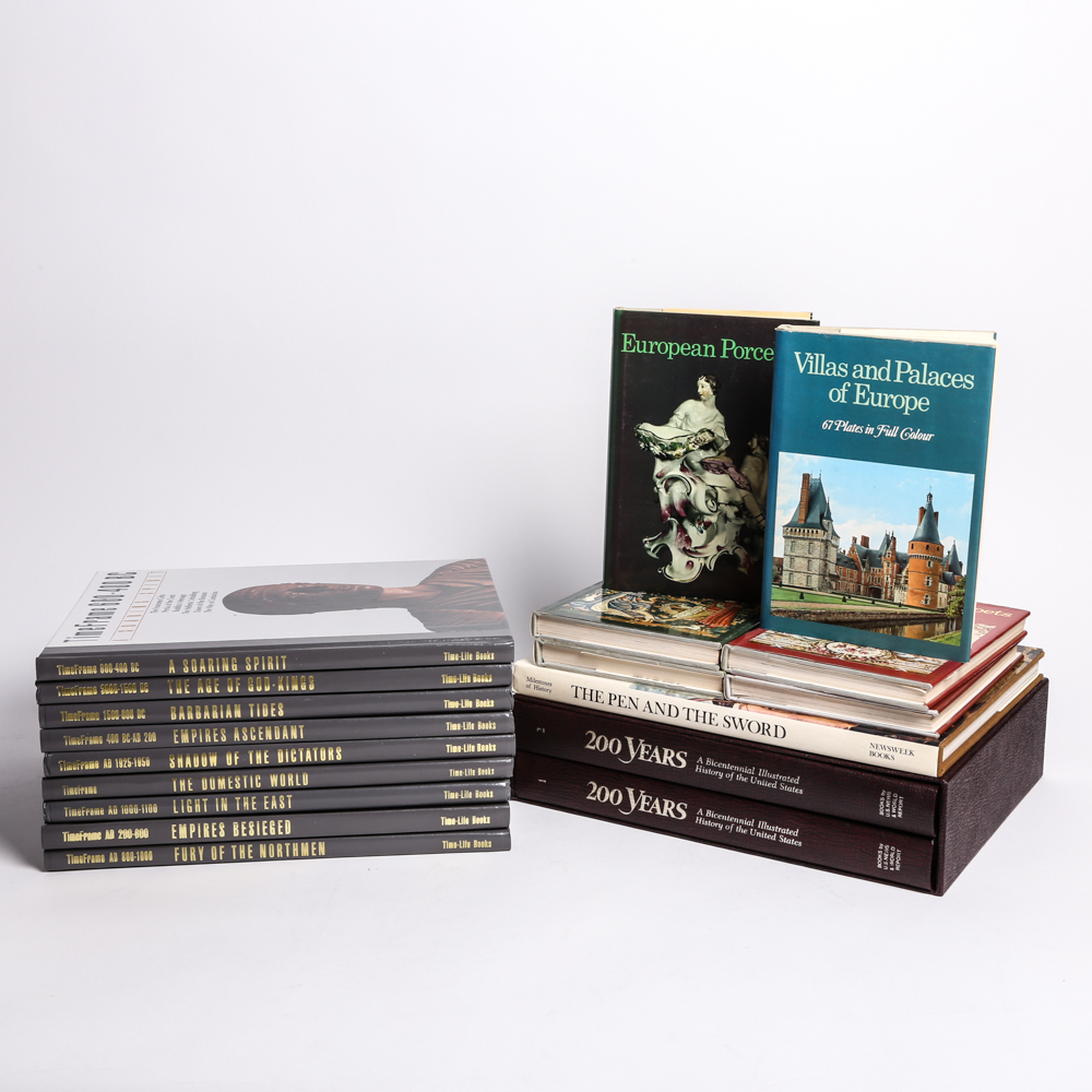 Collection of History and Decorative Arts Books