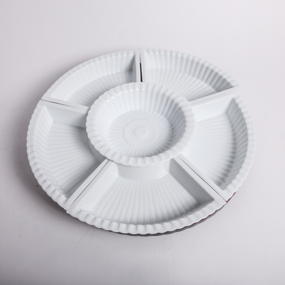 Horchow Lazy Susan Snack Tray