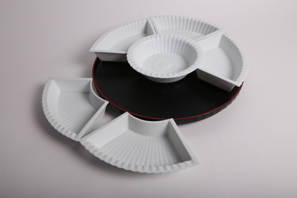 Horchow Lazy Susan Snack Tray