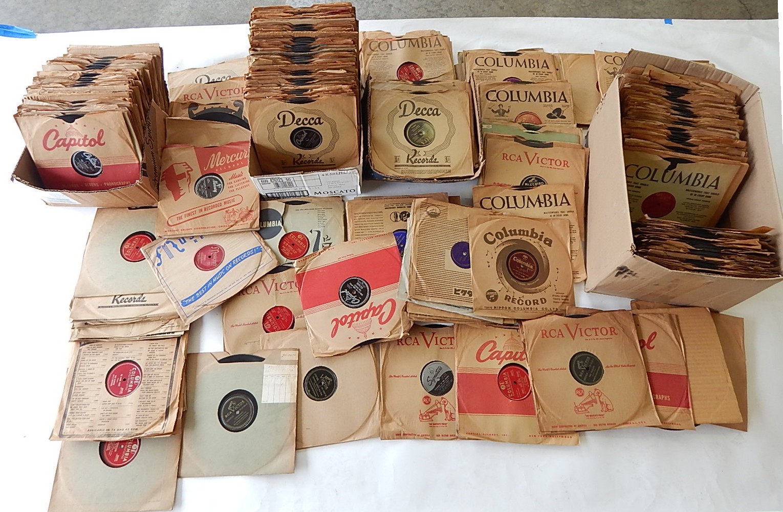 Large Vintage 10" Album Collection