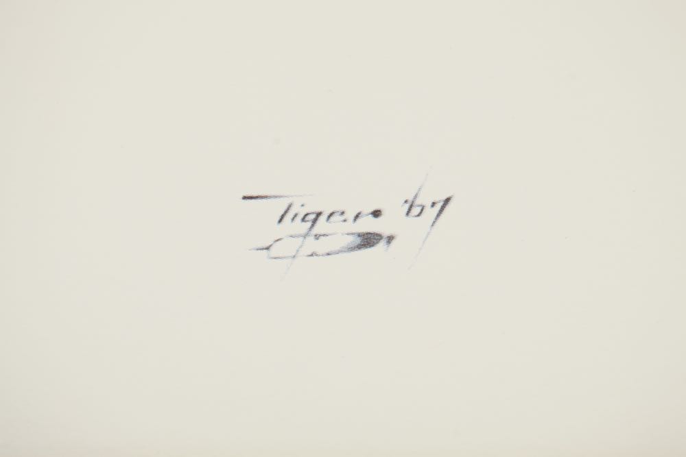 Jerome Tiger Limited Edition Print "Peace Offering"