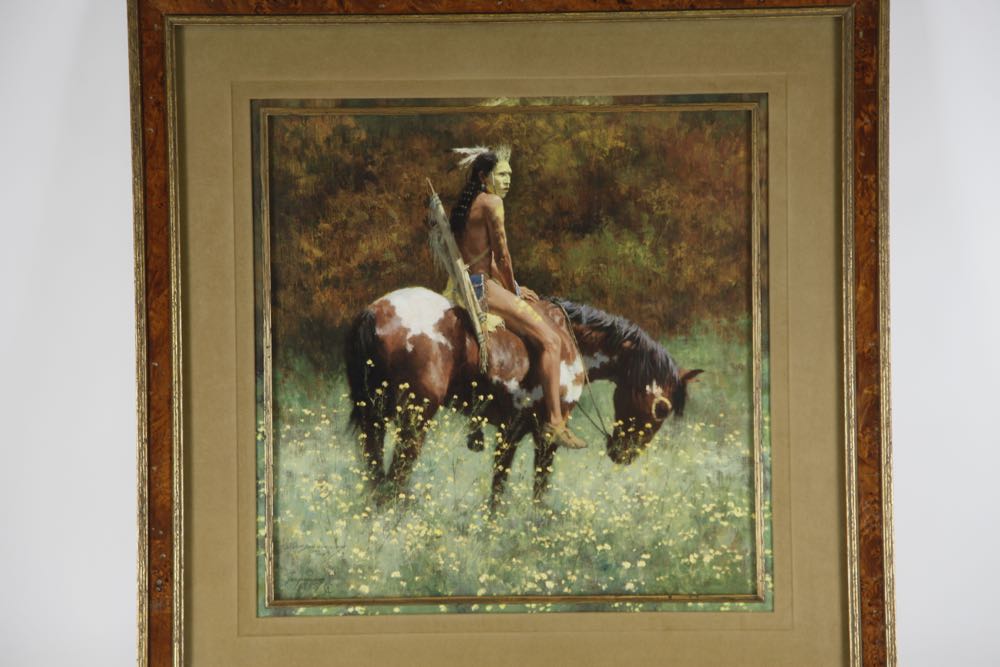 Howard Terpning Signed Limited Edition Print "Color of Sun"