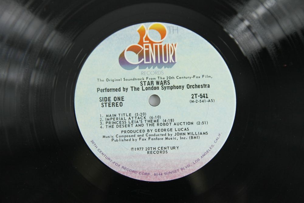 "Star Wars" Original 1977 Double LP Soundtrack
