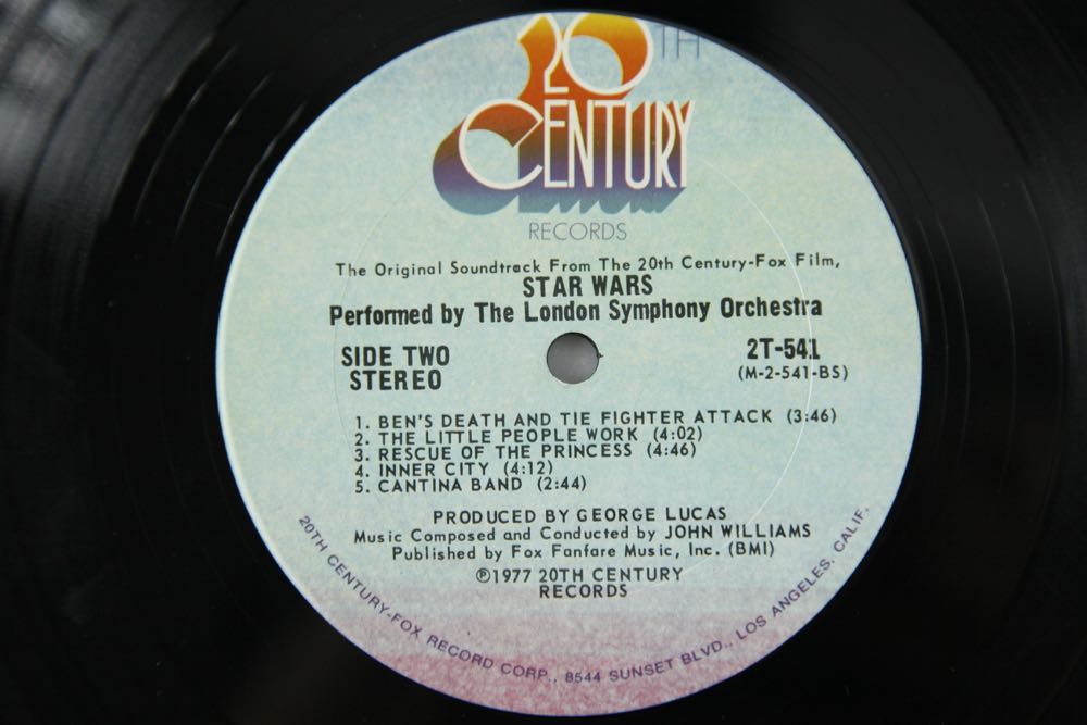 "Star Wars" Original 1977 Double LP Soundtrack
