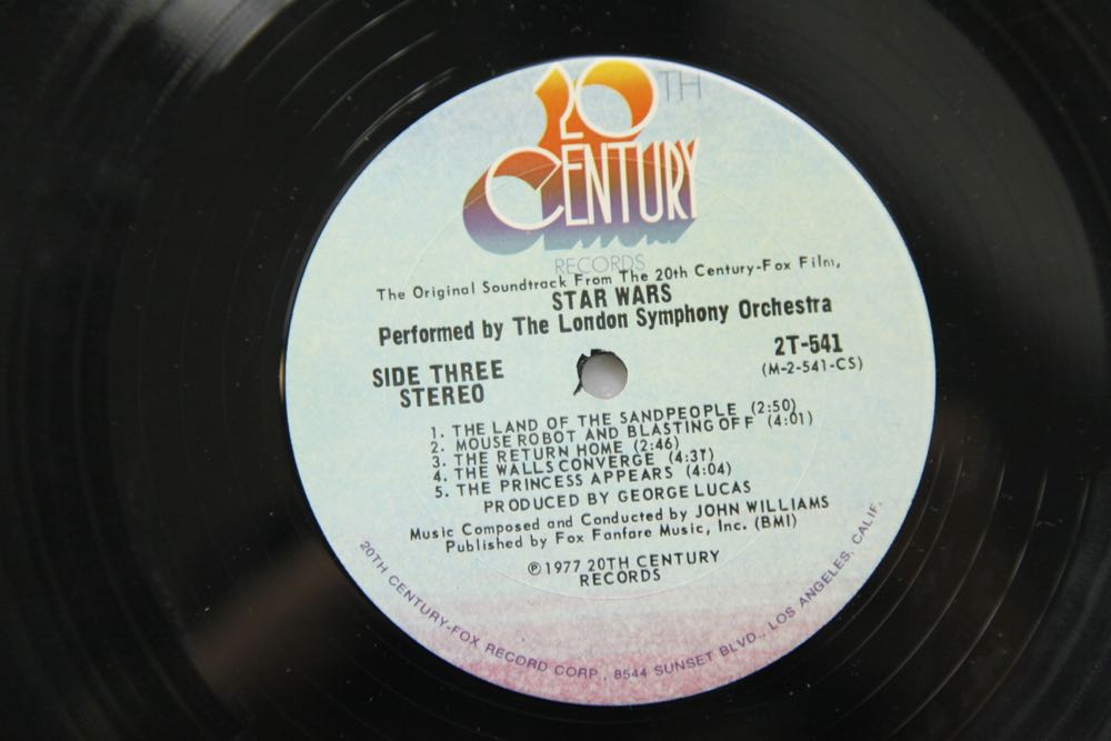"Star Wars" Original 1977 Double LP Soundtrack