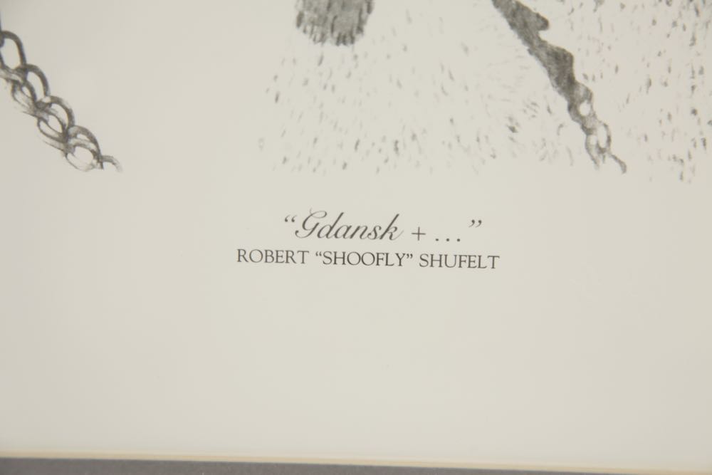 Robert Shoofly Shufelt Signed Artist Proof Print "Gdansk"