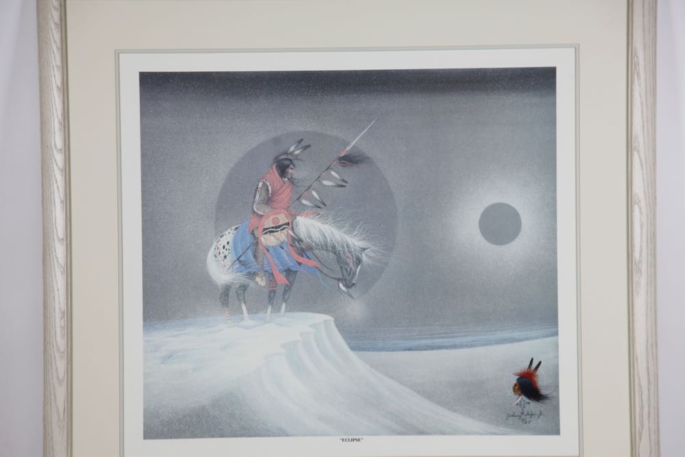 Johnny Tiger, Jr. Signed Limited Edition Print "Eclipse"