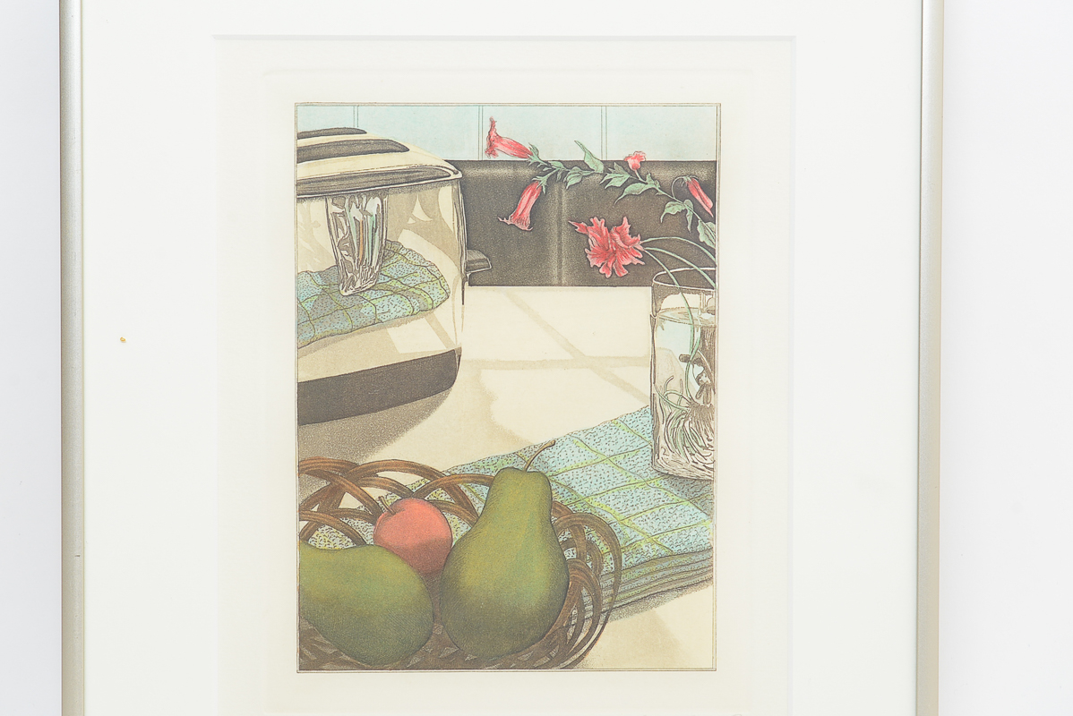 Pair of Original Signed Etchings