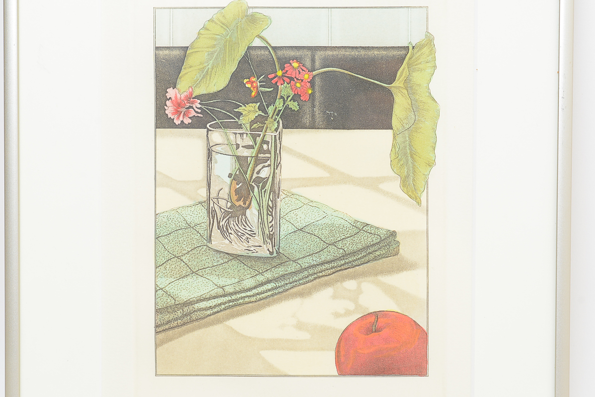 Pair of Original Signed Etchings