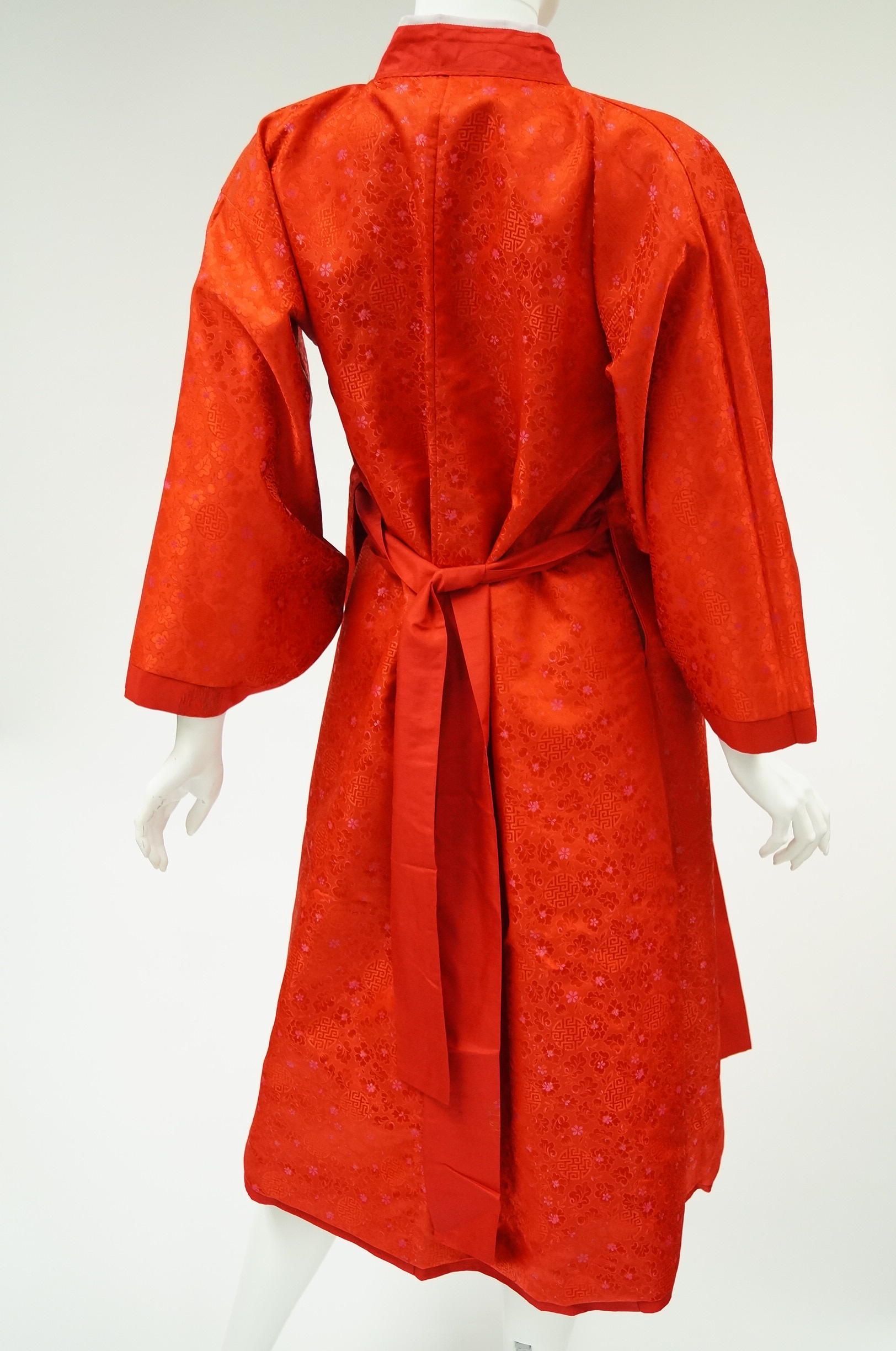 Korean Magoja Coat With Floral Pattern