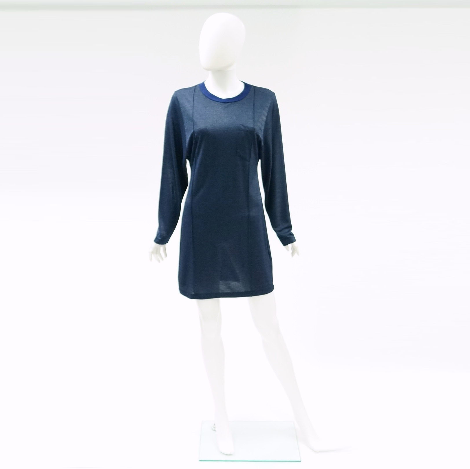 Maison Martin Marglela Navy Iridescent Dress