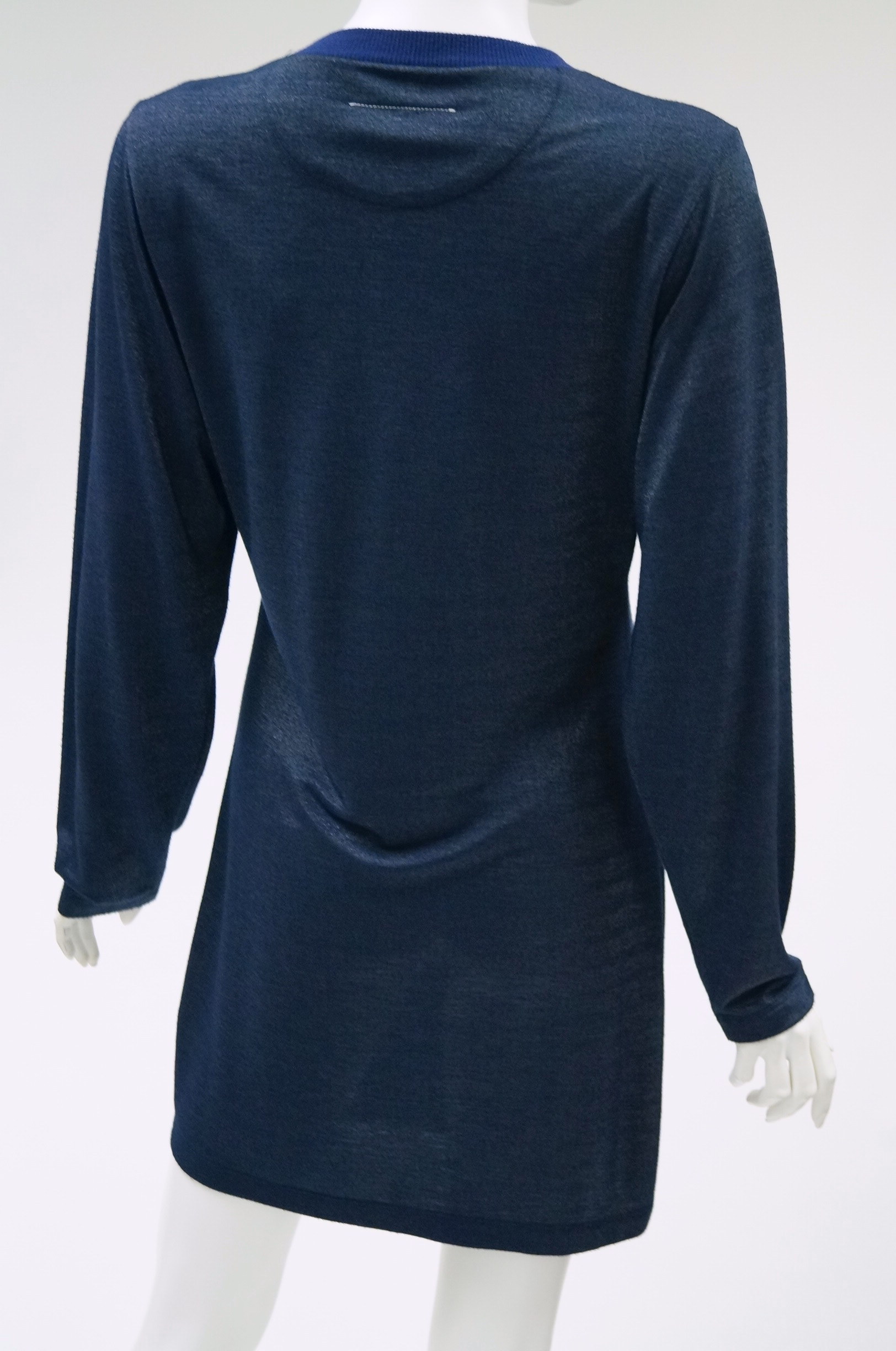 Maison Martin Marglela Navy Iridescent Dress