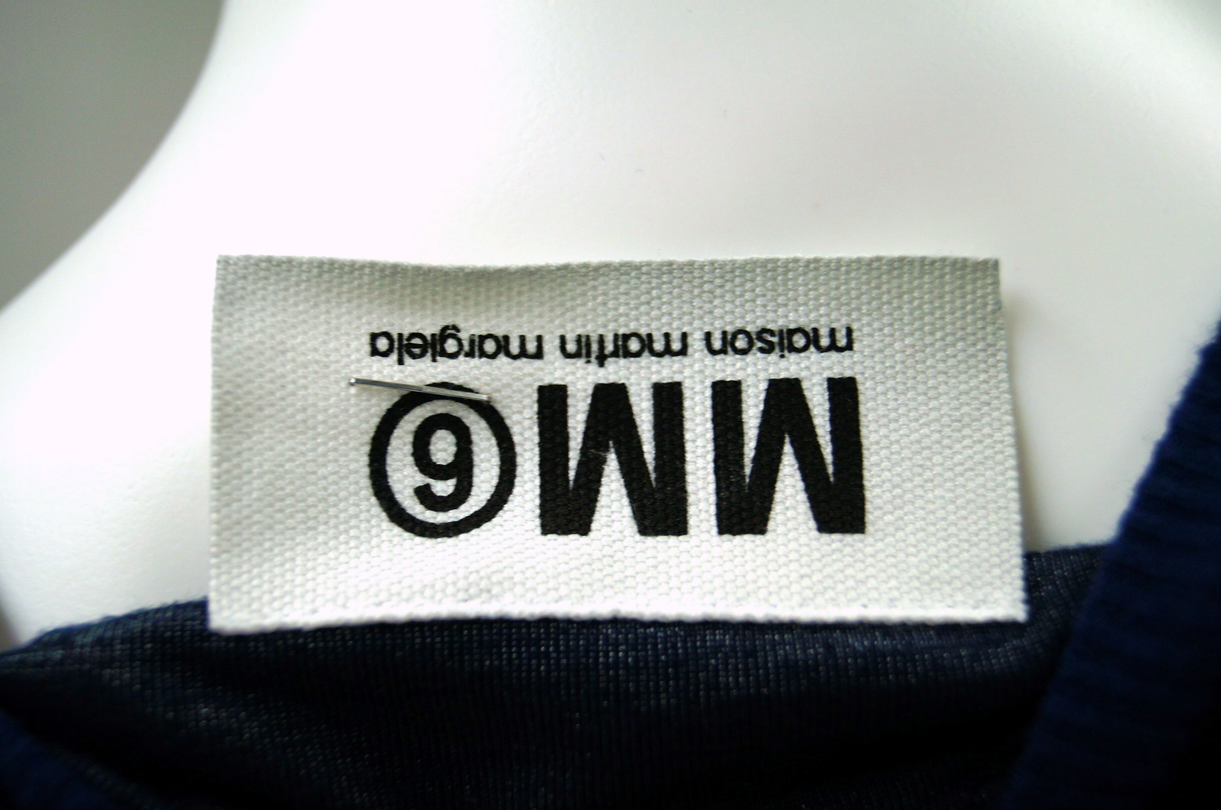 Maison Martin Marglela Navy Iridescent Dress