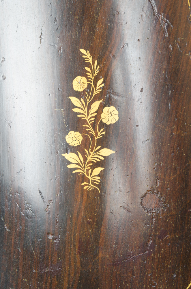 Antique Dital Harp and Case