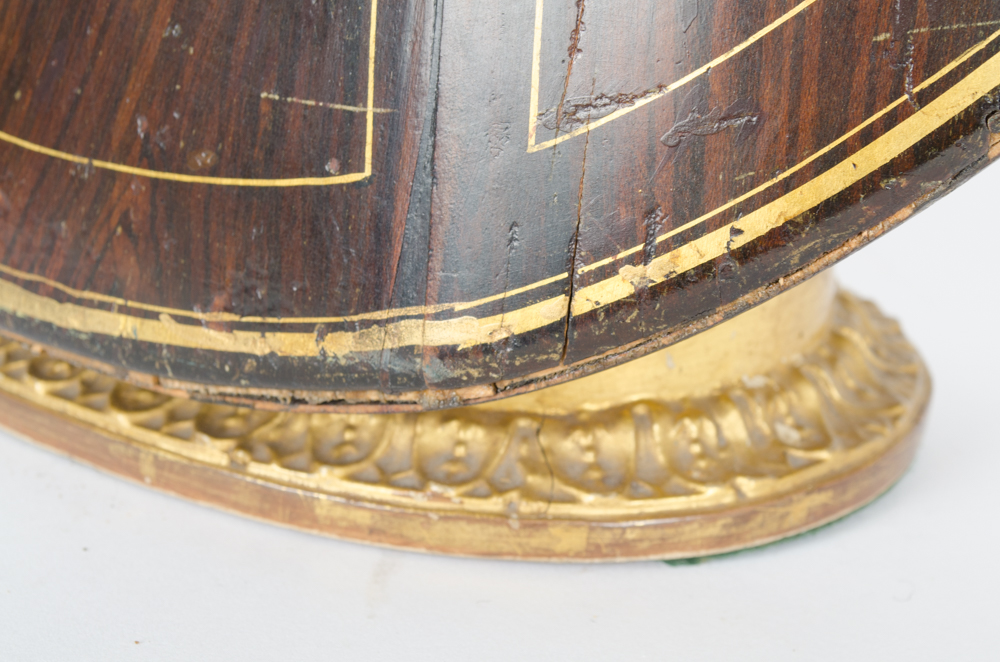 Antique Dital Harp and Case