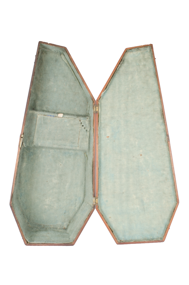 Antique Dital Harp and Case