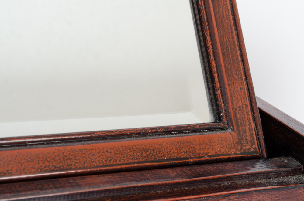 Vintage Wooden Jewelry Chest