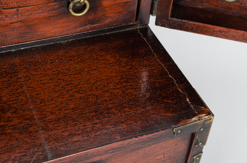 Vintage Wooden Jewelry Chest