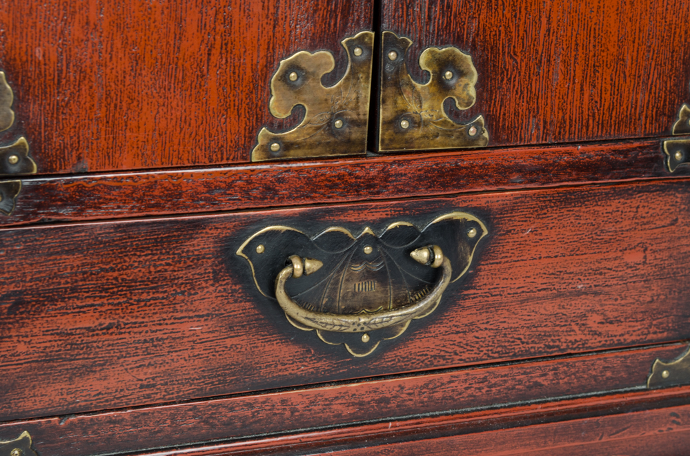 Vintage Wooden Jewelry Chest
