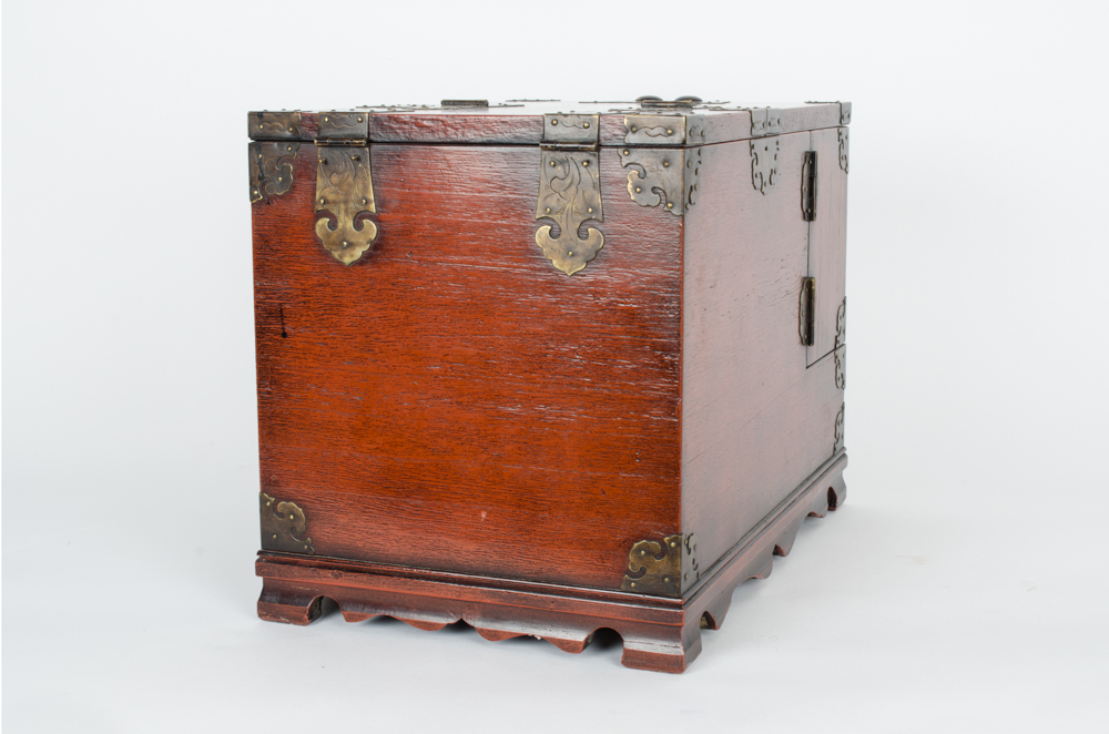 Vintage Wooden Jewelry Chest