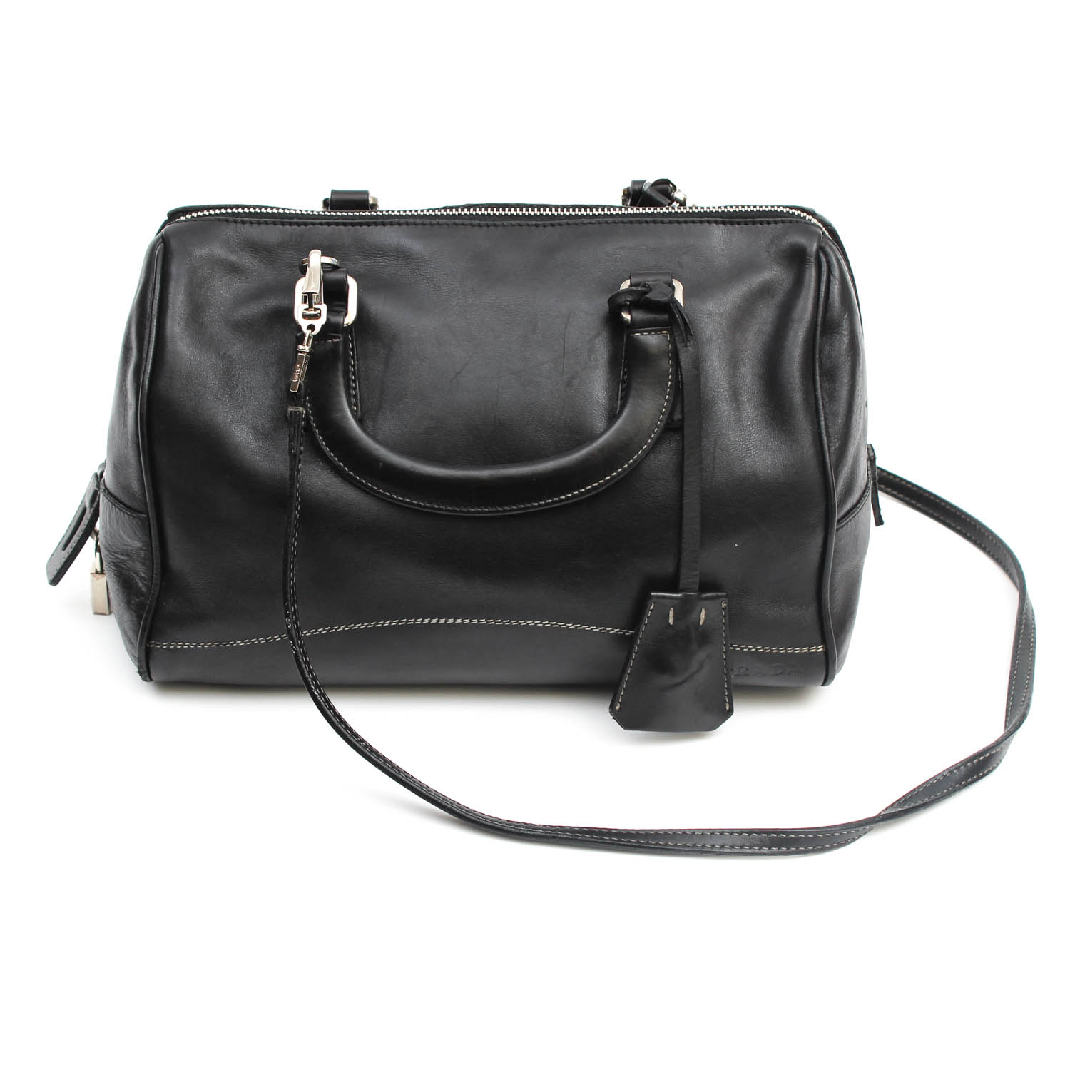 Prada Black Leather Handbag