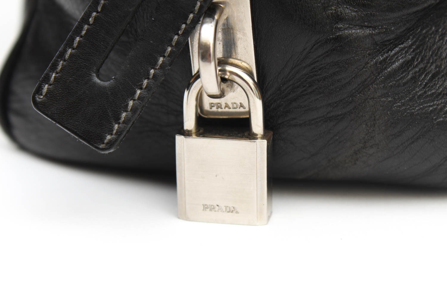 Prada Black Leather Handbag