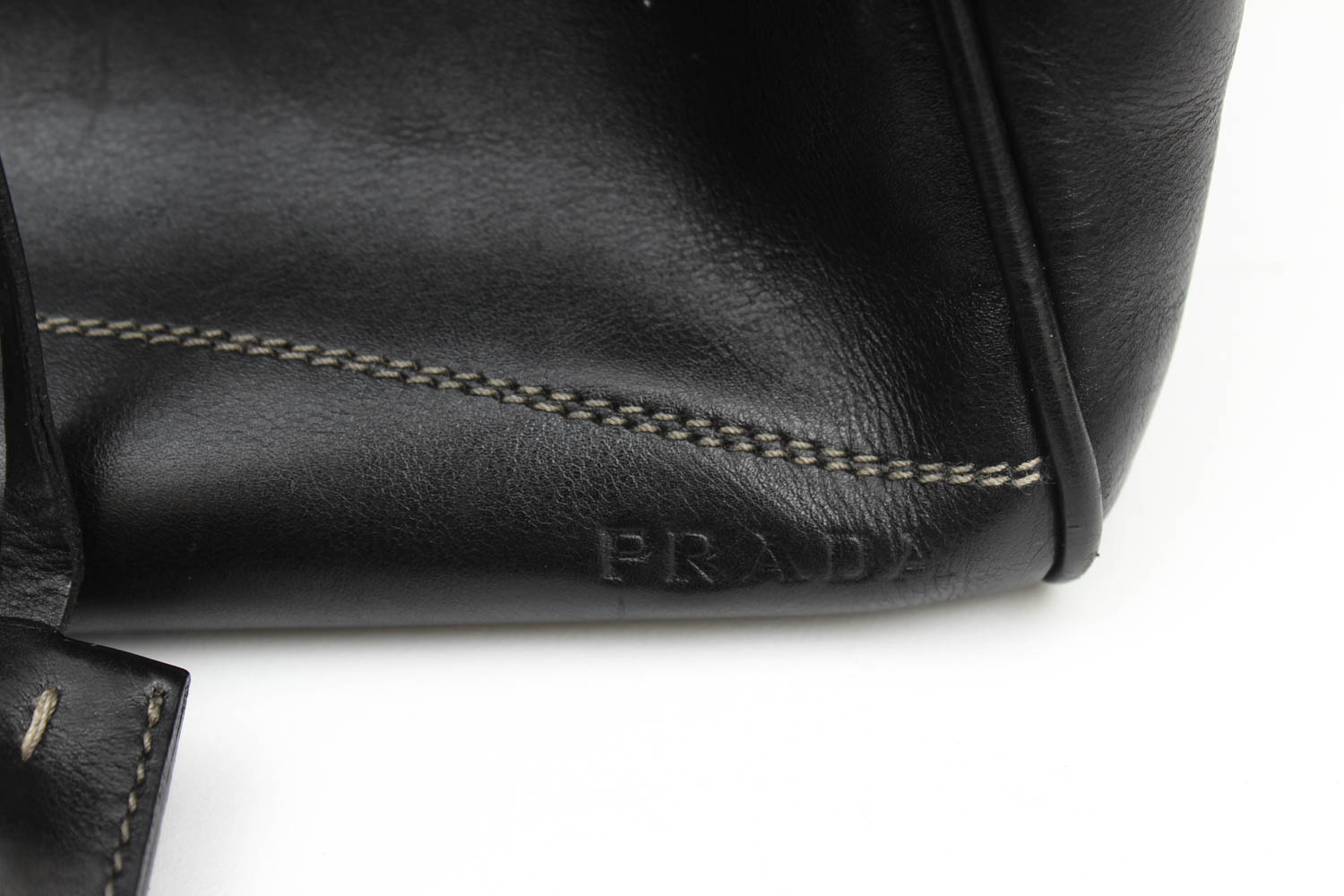 Prada Black Leather Handbag