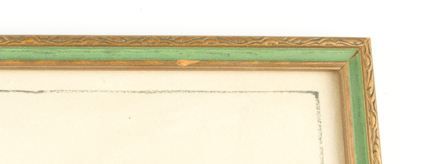 Vintage Print Depicting a Church