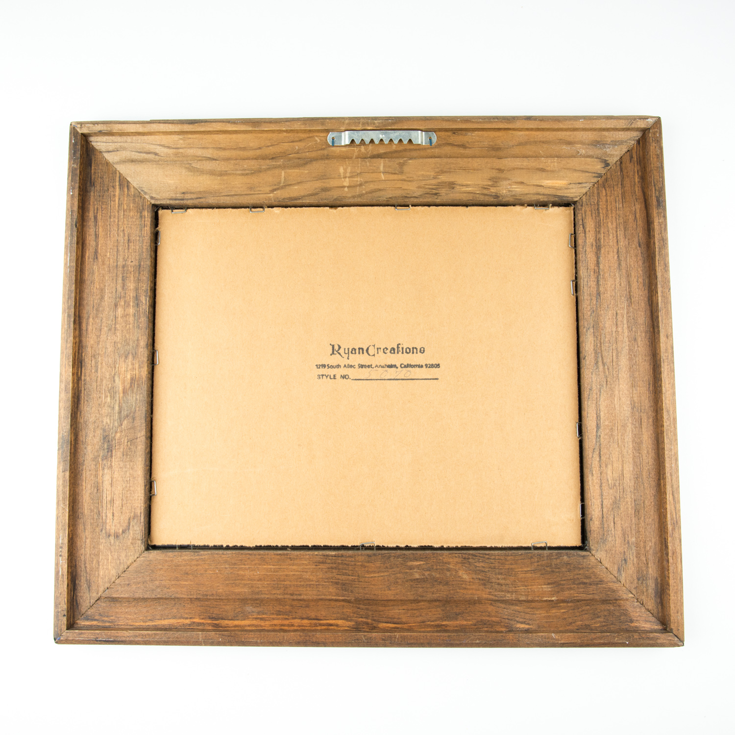 Framed Foil Art on  Board Depicting a Ship