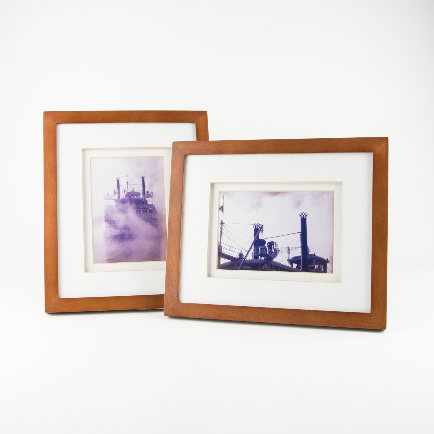 Pair of Cincinnati Steamboat Photographs