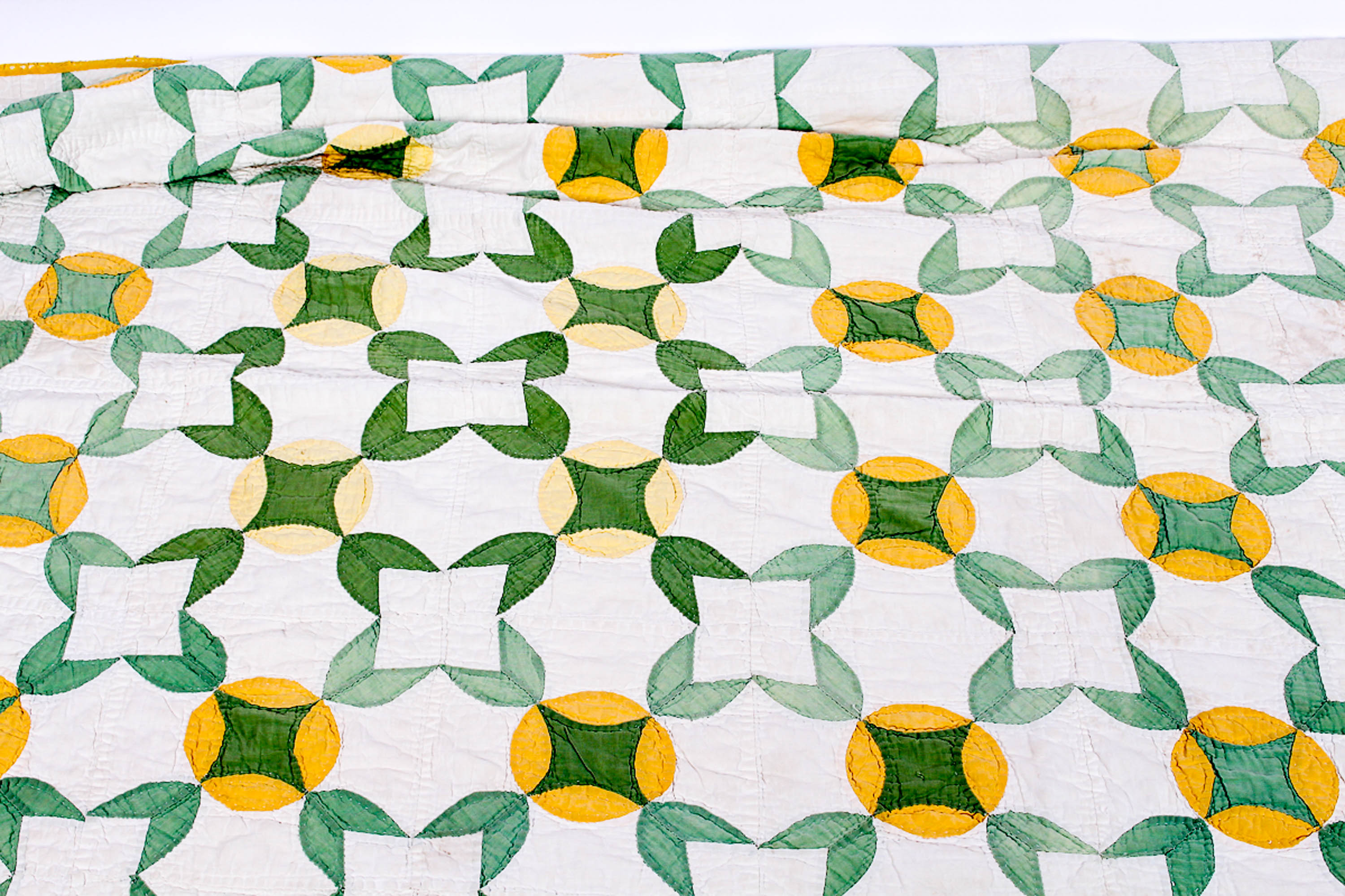 Yellow and Green Quilt
