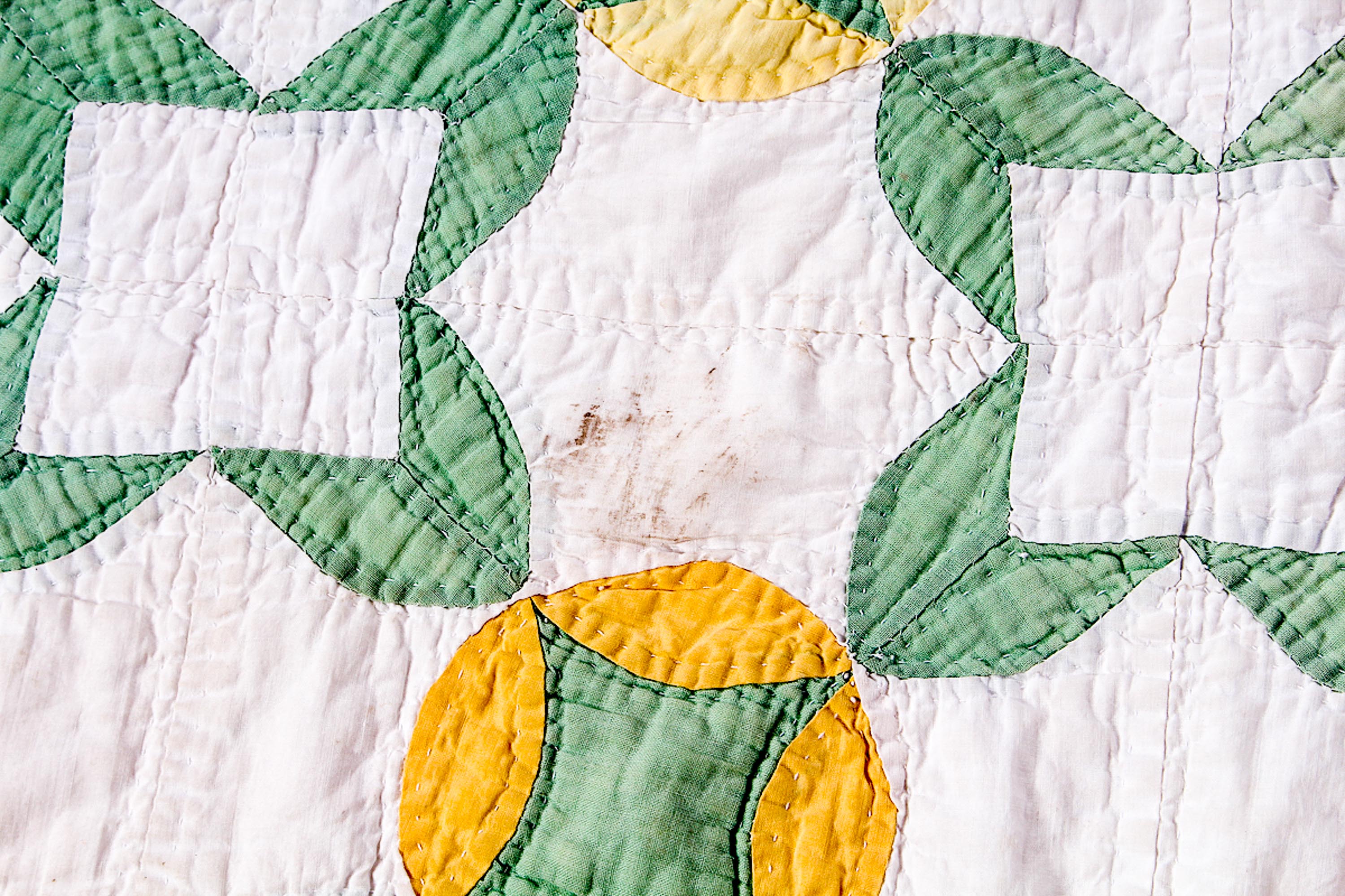 Yellow and Green Quilt