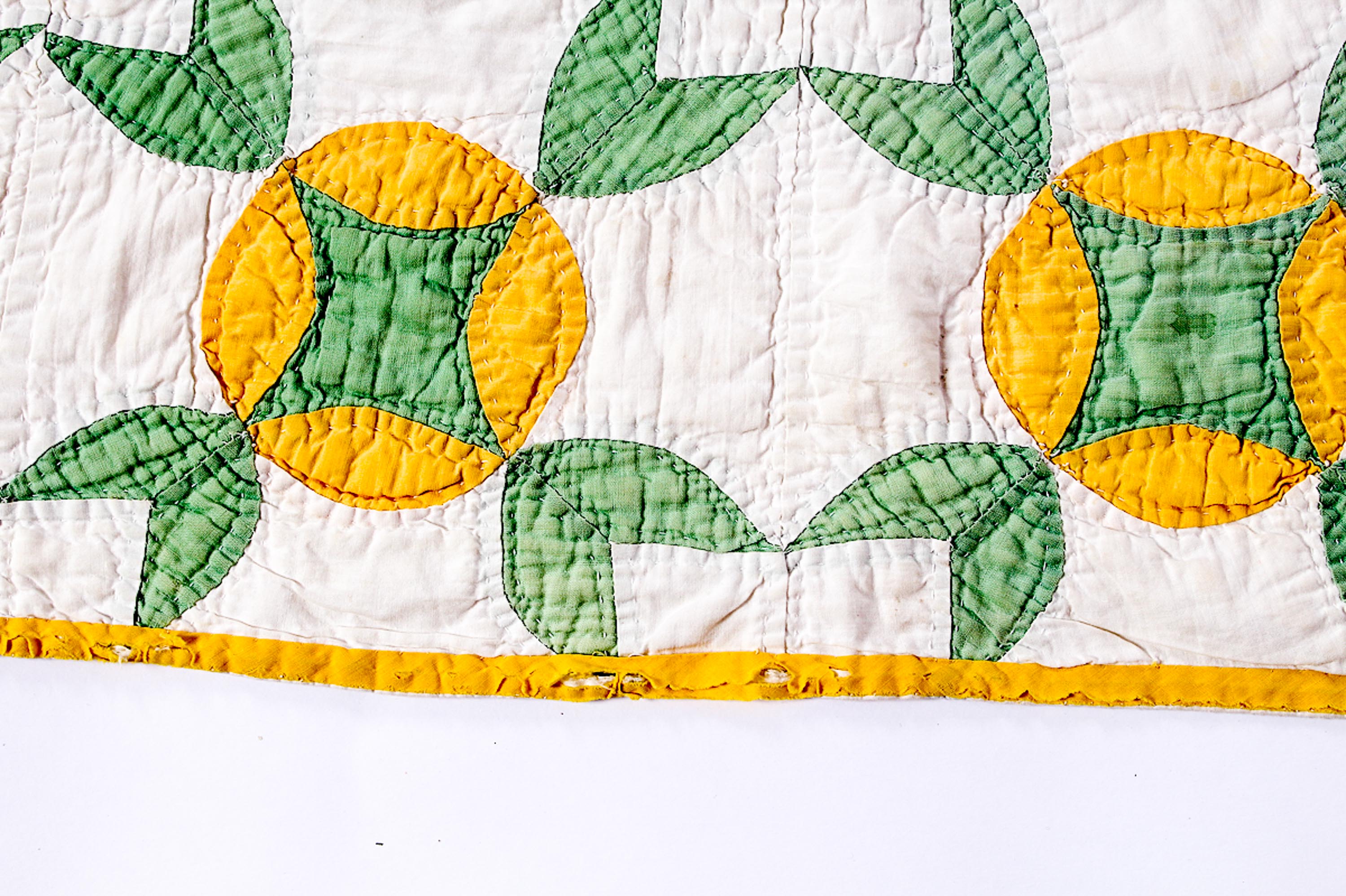 Yellow and Green Quilt