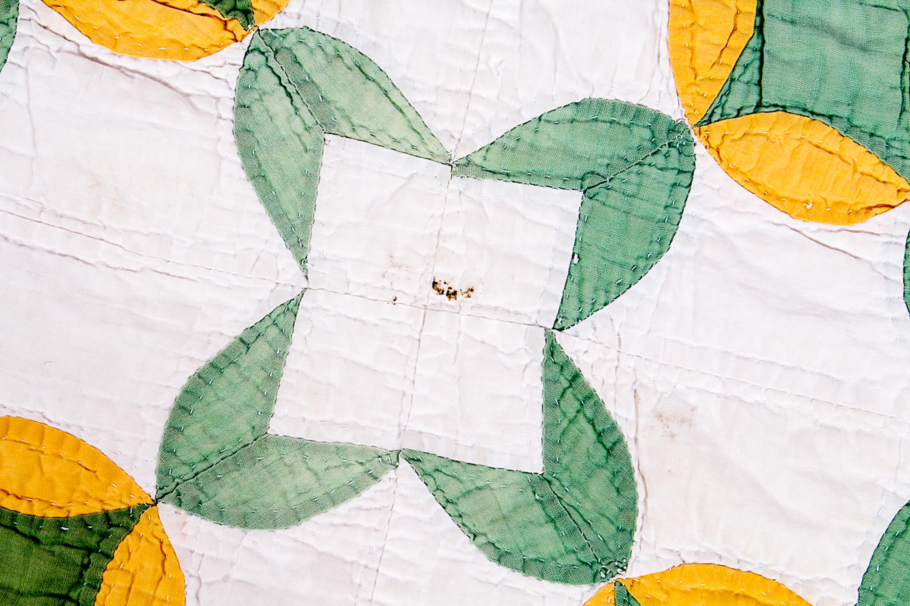 Yellow and Green Quilt