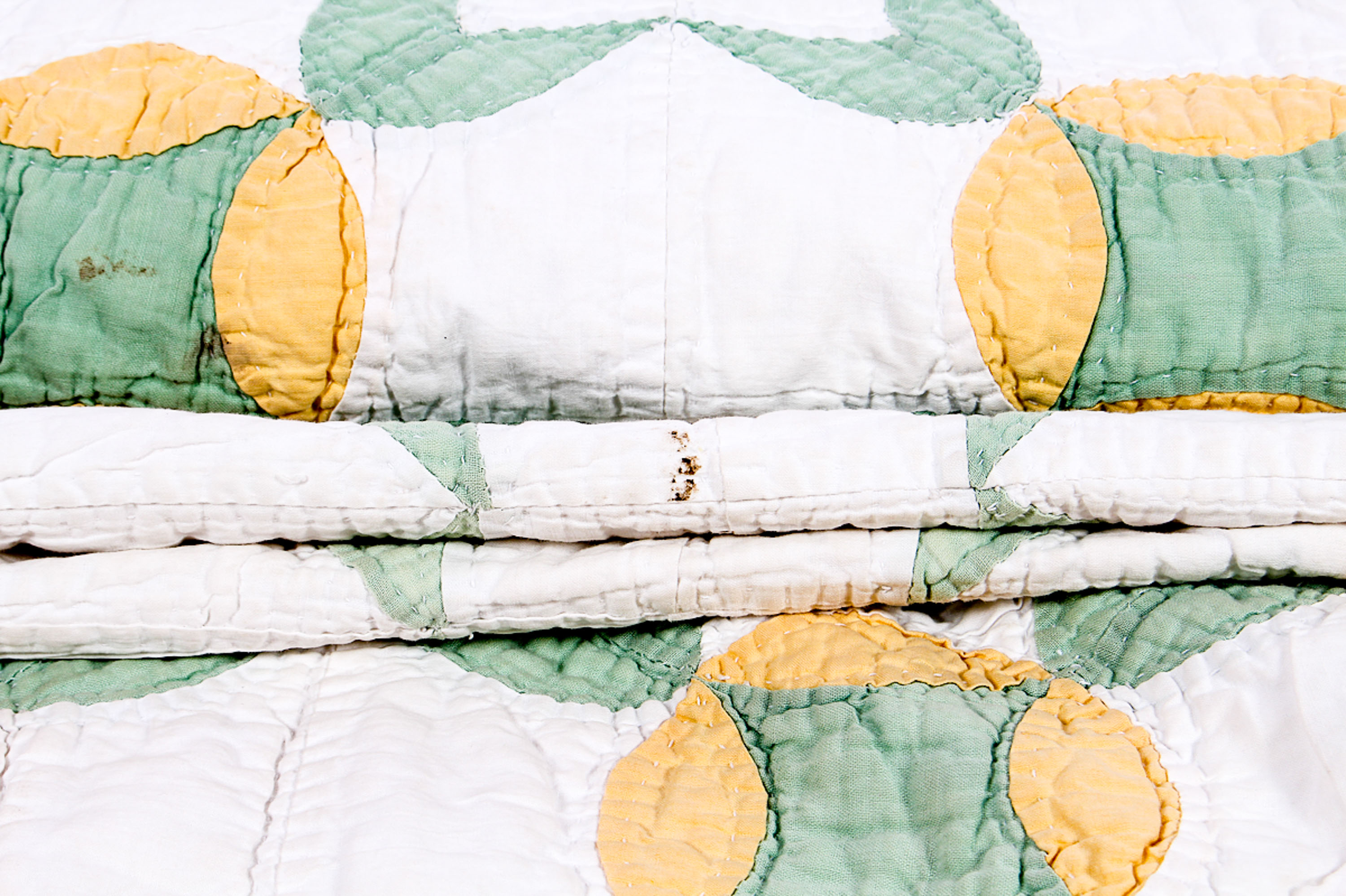 Yellow and Green Quilt