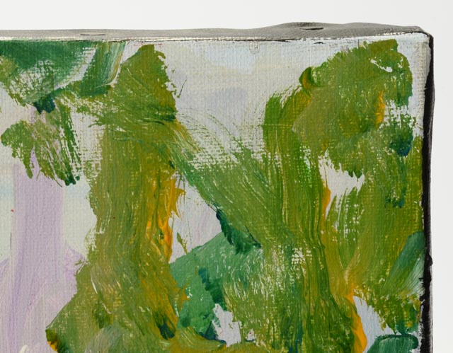 Nicole Sébille Oil on Canvas Painting "Le Peintre"