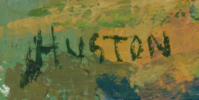 Roland Huston Oil on Canvas Landscape