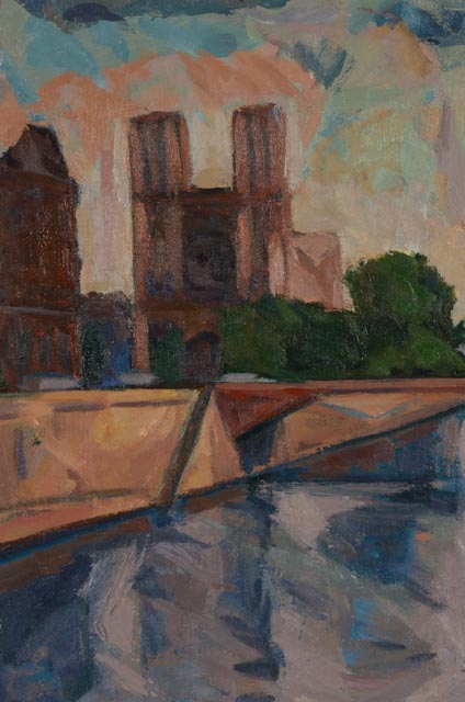 Roland Huston Original 1984 Acrylic on Canvas