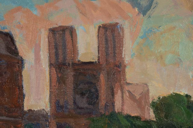 Roland Huston Original 1984 Acrylic on Canvas