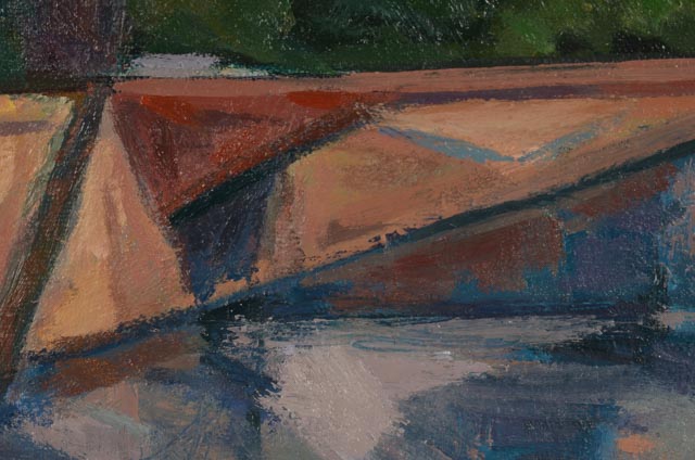 Roland Huston Original 1984 Acrylic on Canvas