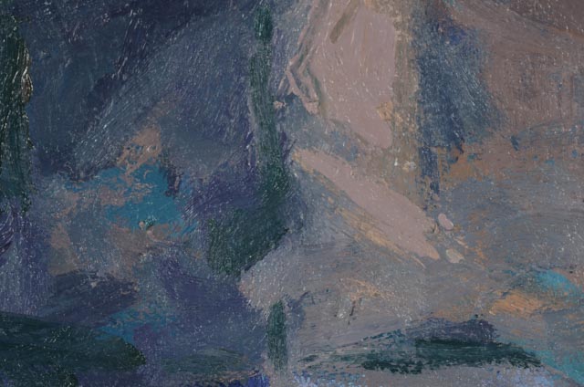 Roland Huston Original 1984 Acrylic on Canvas