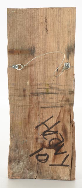 Mike Heavy Hefner Floral Folk Painting on Wood