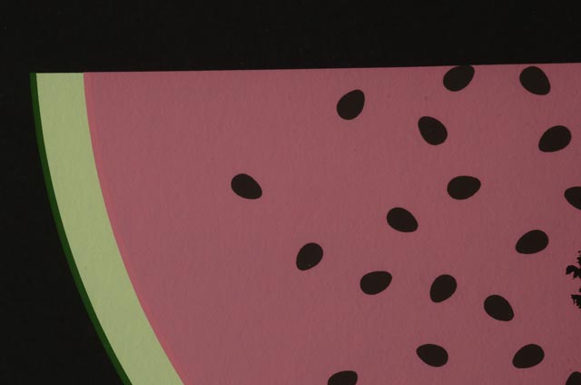 Charley Harper Signed Limited Edition Serigraph "Watermelon Moon"