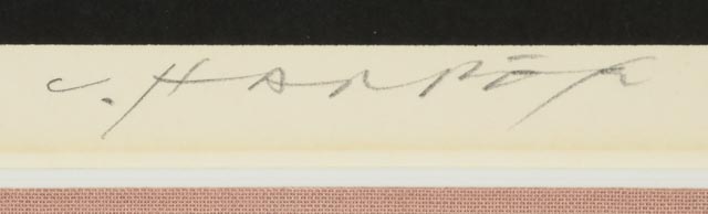 Charley Harper Signed Limited Edition Serigraph "Watermelon Moon"