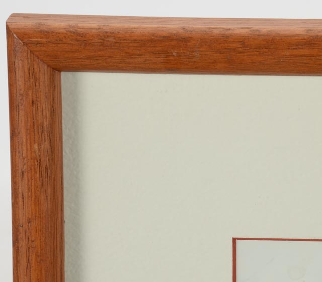 Jovan Obican Original Mixed Media on Paper of a Clown