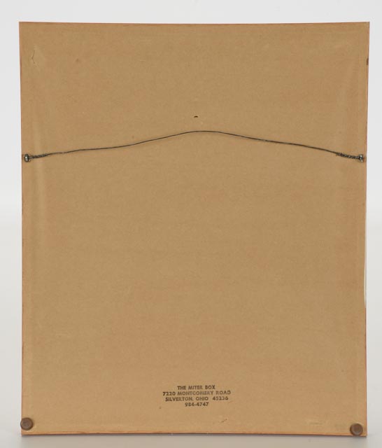 Jovan Obican Original Mixed Media on Paper of a Clown