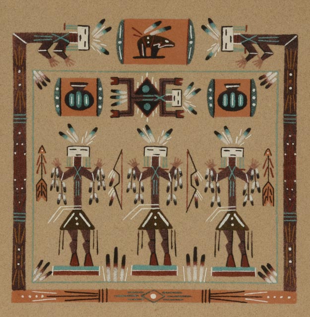 Glen Nez Sandpainting "Three Healing"