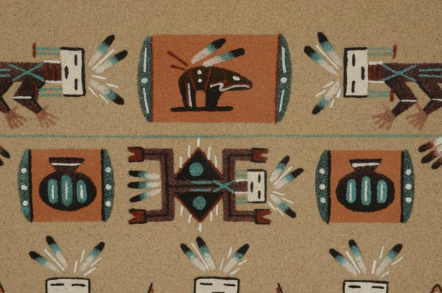 Glen Nez Sandpainting "Three Healing"